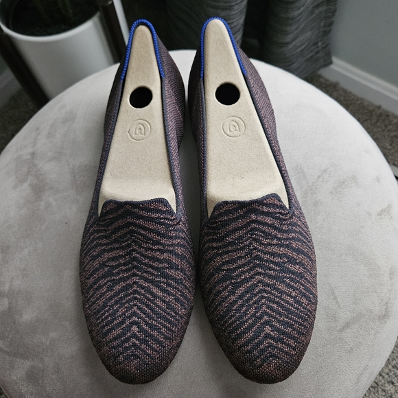 Rothy's Metallic Brown and Black Loafer - Picture 2 of 10